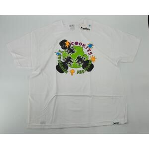 COOKIES SF Berner White T-Shirt 3 Trees High and Rising 2XL